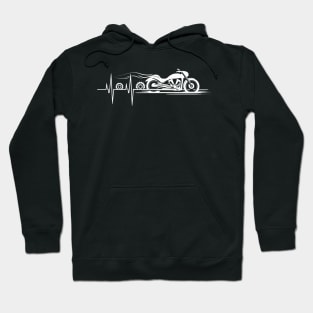 Sport Motorcycle Heartbeat Hoodie